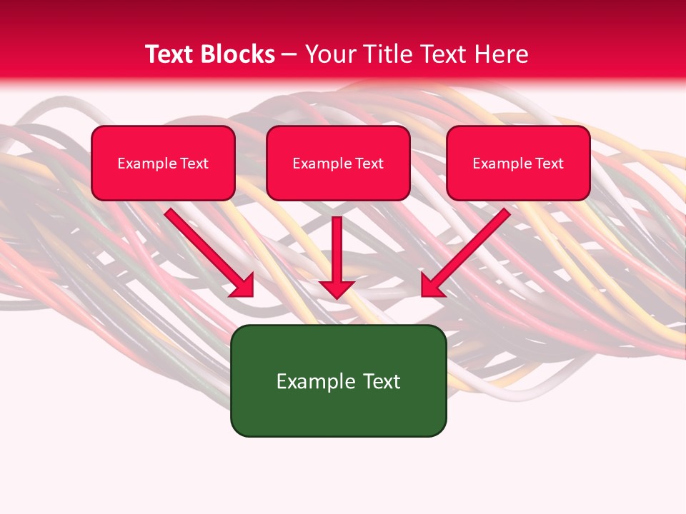 Twist Colorful Interconnect PowerPoint Template