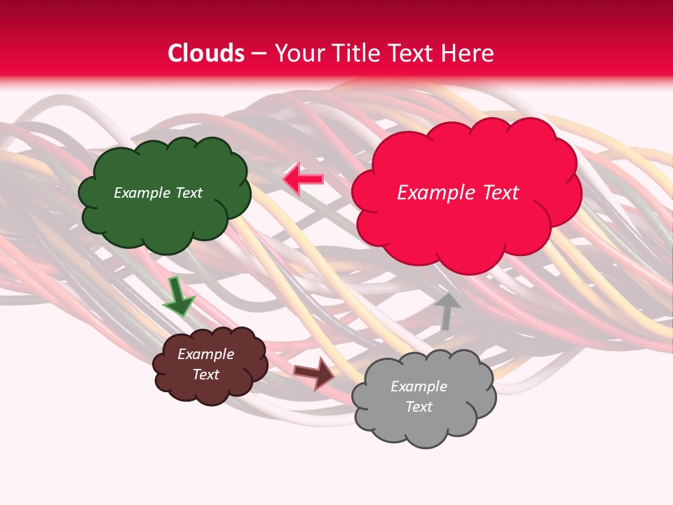 Twist Colorful Interconnect PowerPoint Template