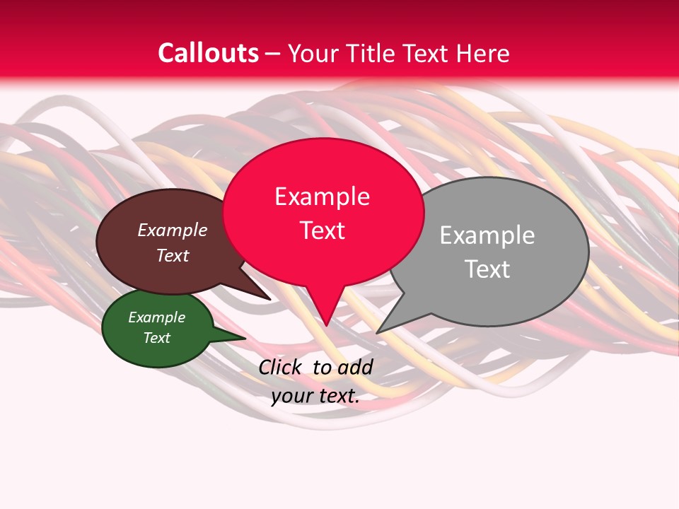 Twist Colorful Interconnect PowerPoint Template