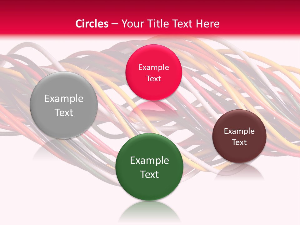 Twist Colorful Interconnect PowerPoint Template