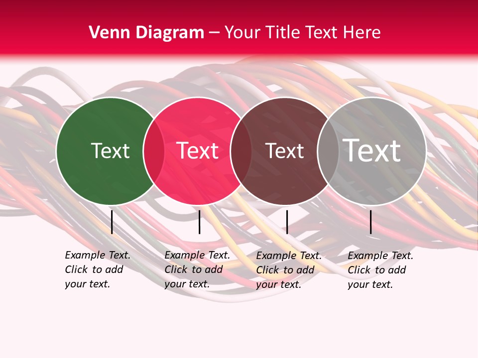 Twist Colorful Interconnect PowerPoint Template