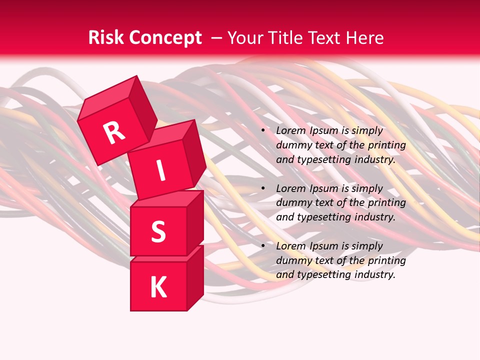 Twist Colorful Interconnect PowerPoint Template