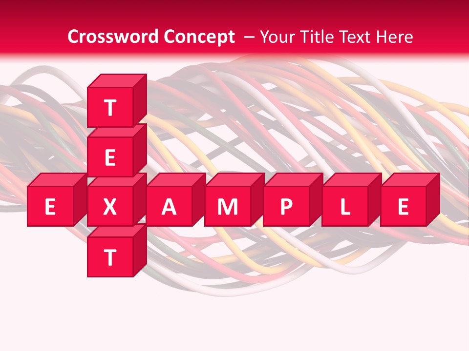 Twist Colorful Interconnect PowerPoint Template