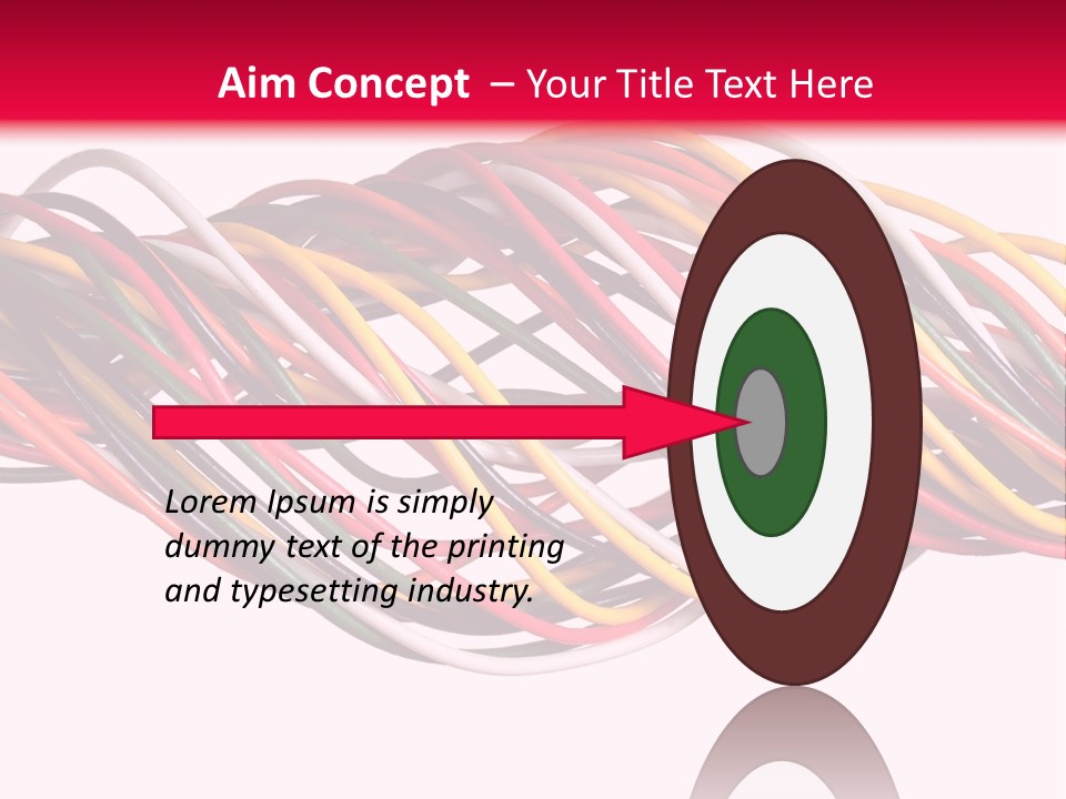Twist Colorful Interconnect PowerPoint Template