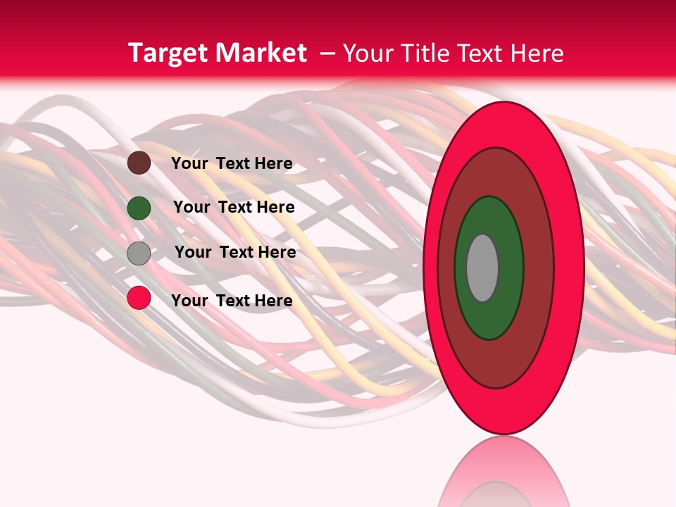 Twist Colorful Interconnect PowerPoint Template