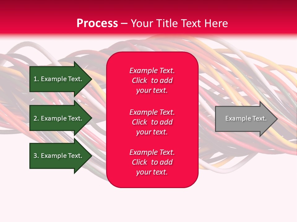 Twist Colorful Interconnect PowerPoint Template