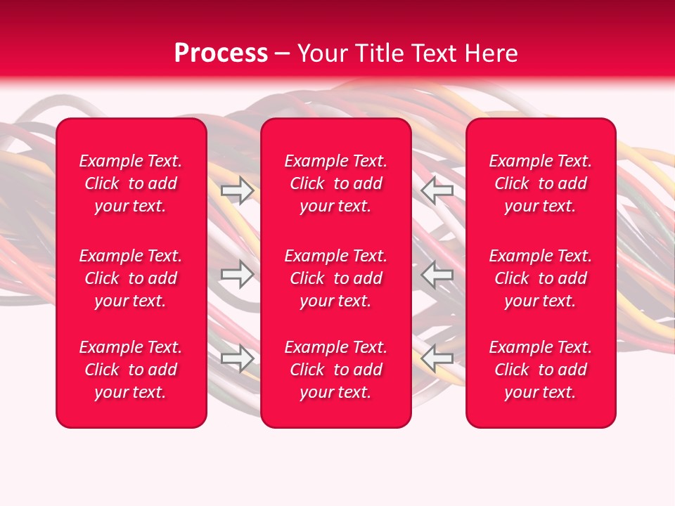 Twist Colorful Interconnect PowerPoint Template