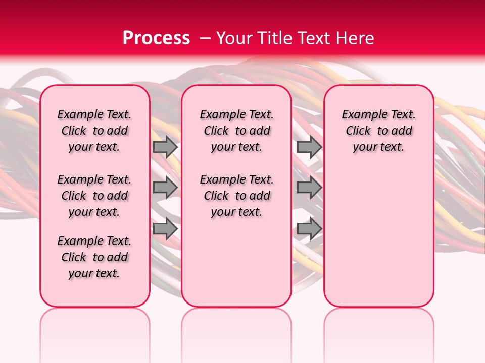 Twist Colorful Interconnect PowerPoint Template