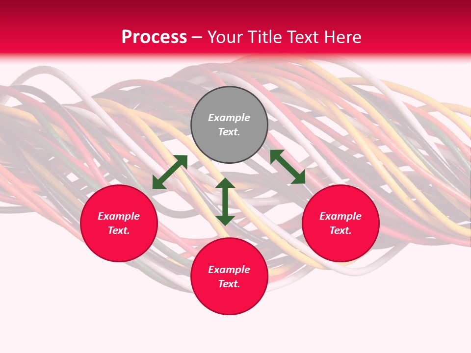 Twist Colorful Interconnect PowerPoint Template
