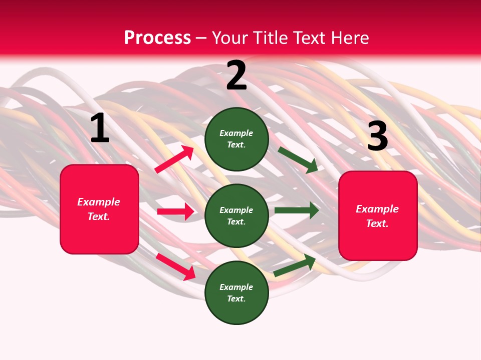 Twist Colorful Interconnect PowerPoint Template