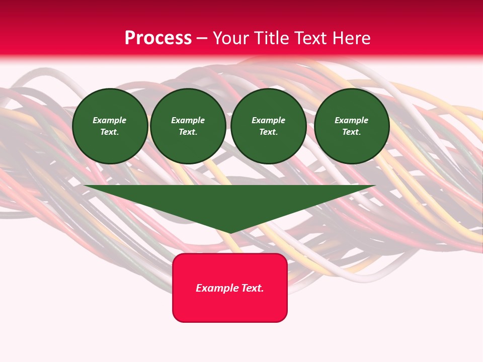 Twist Colorful Interconnect PowerPoint Template