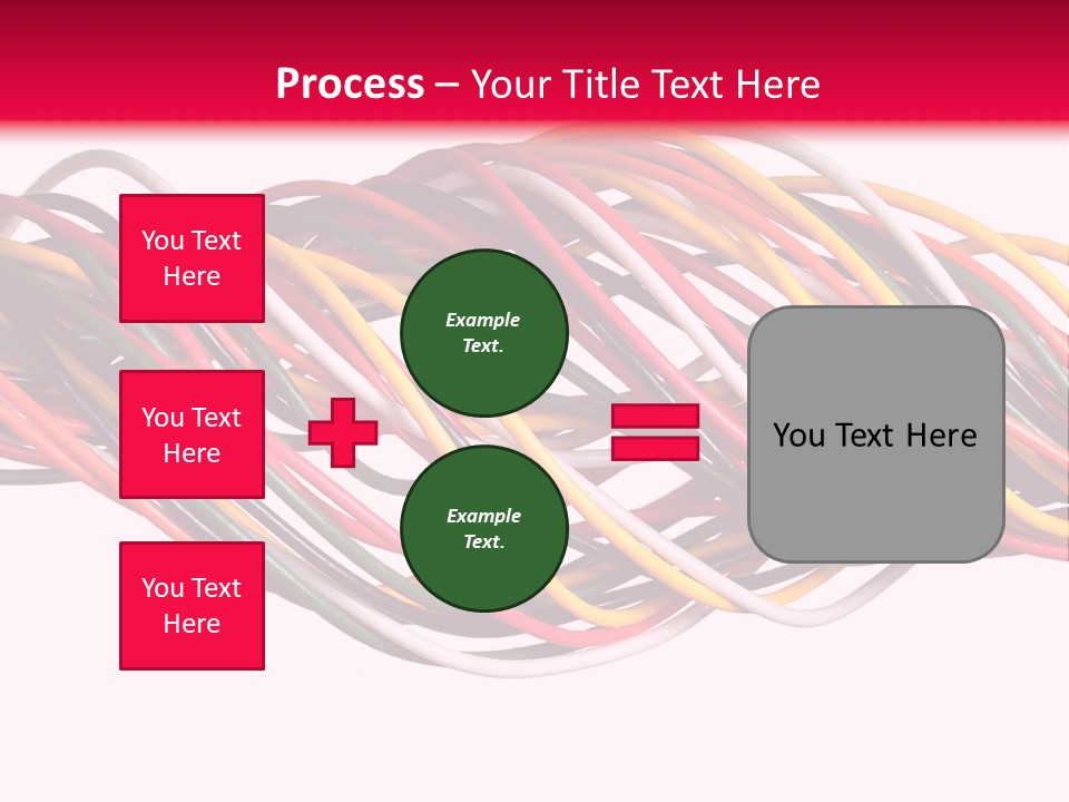 Twist Colorful Interconnect PowerPoint Template