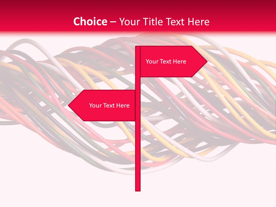Twist Colorful Interconnect PowerPoint Template