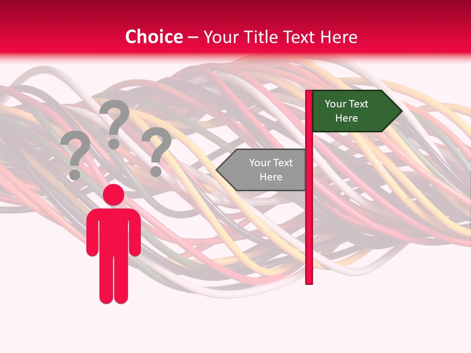 Twist Colorful Interconnect PowerPoint Template