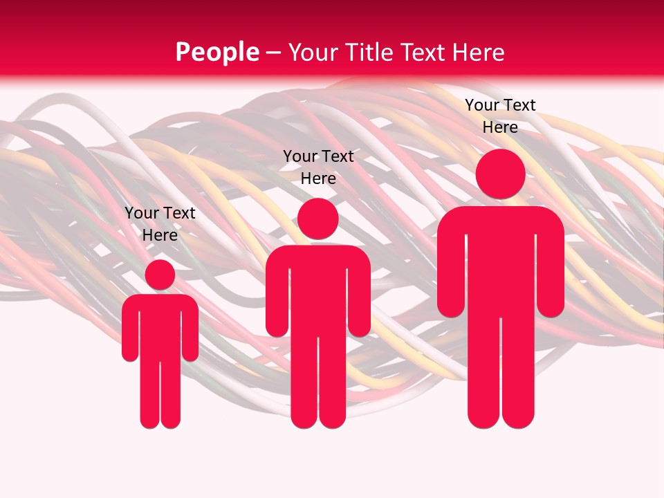 Twist Colorful Interconnect PowerPoint Template