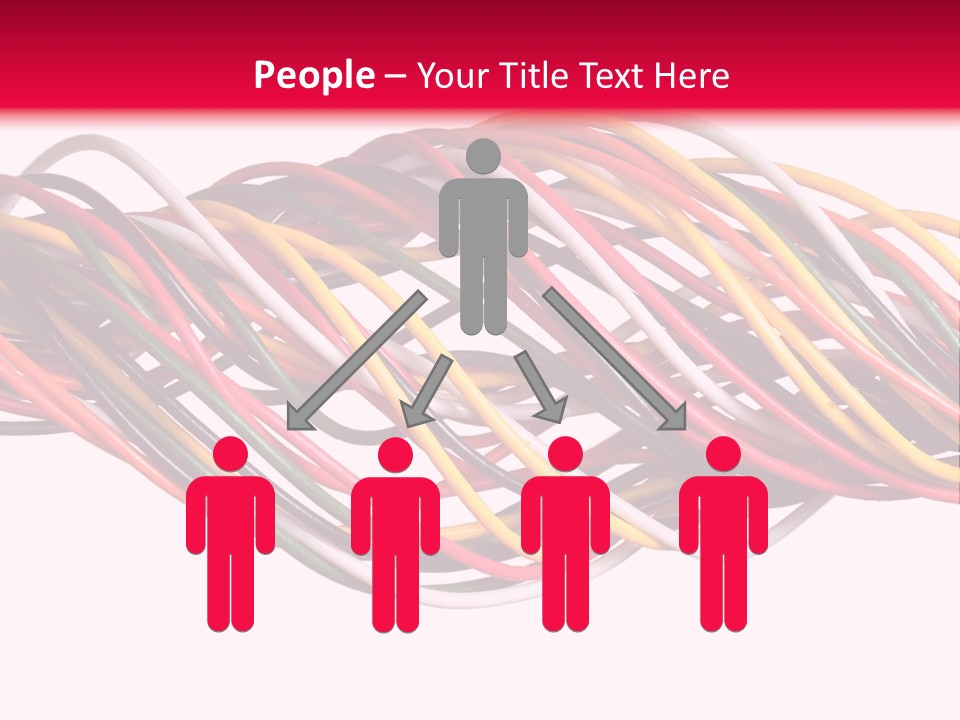 Twist Colorful Interconnect PowerPoint Template