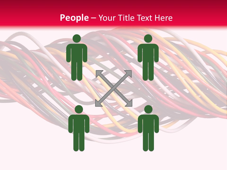 Twist Colorful Interconnect PowerPoint Template