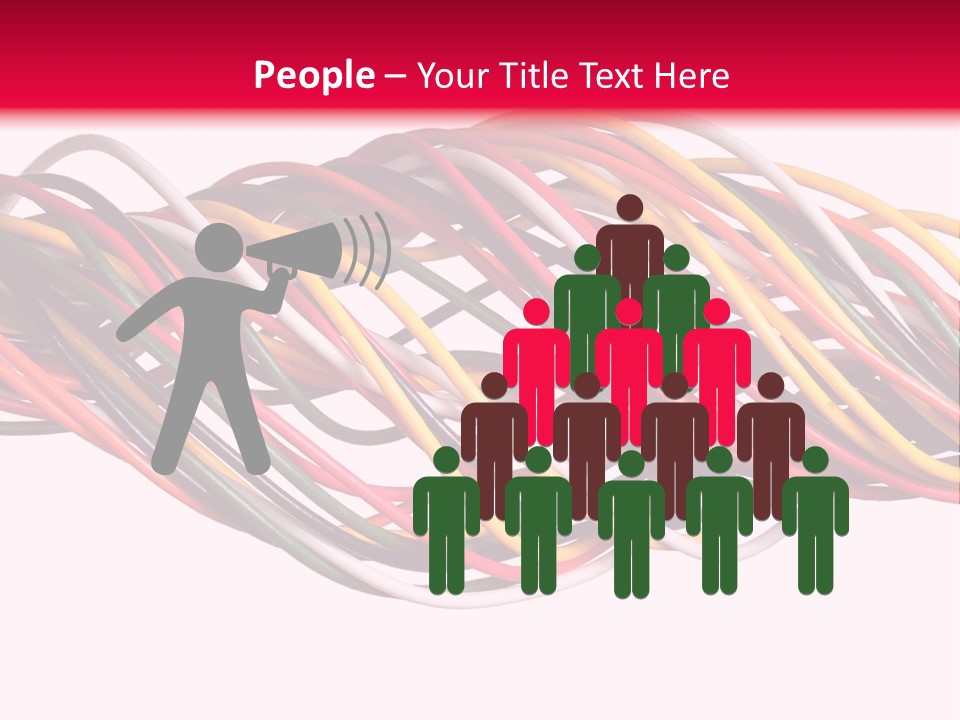 Twist Colorful Interconnect PowerPoint Template