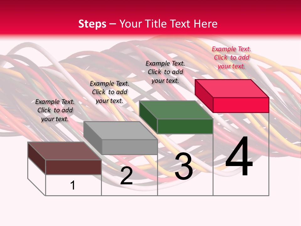 Twist Colorful Interconnect PowerPoint Template