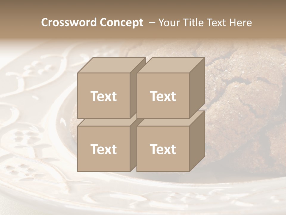 Snaps Ginger Snack PowerPoint Template