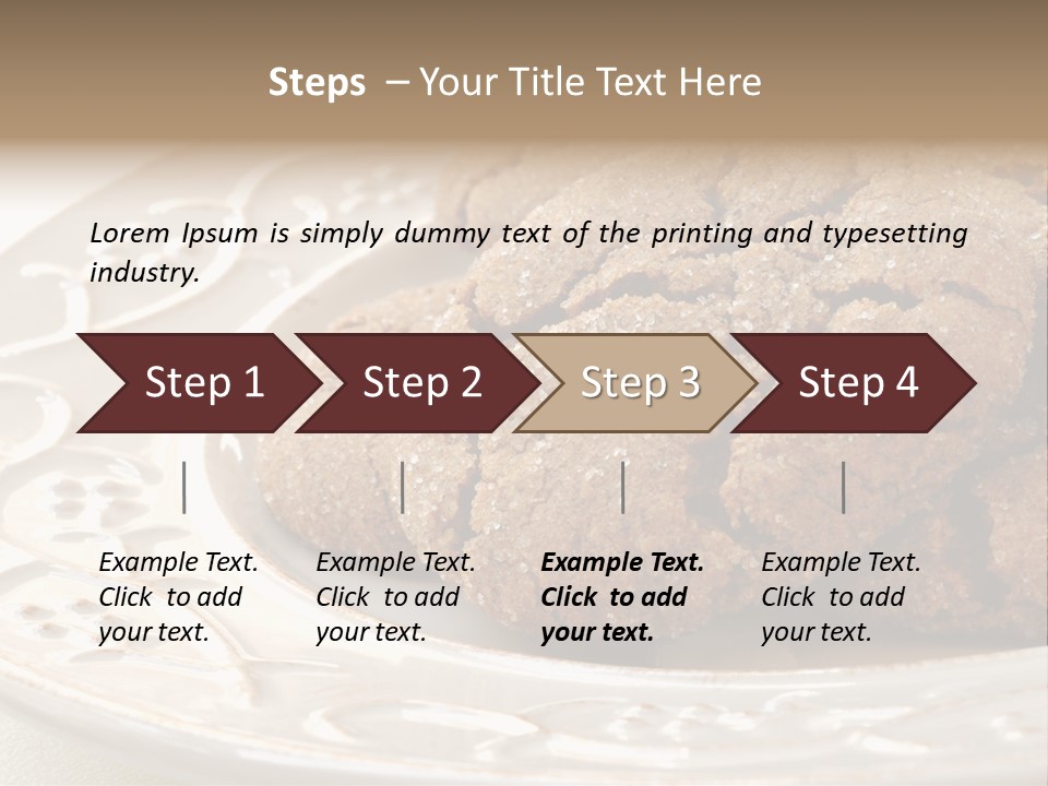 Snaps Ginger Snack PowerPoint Template