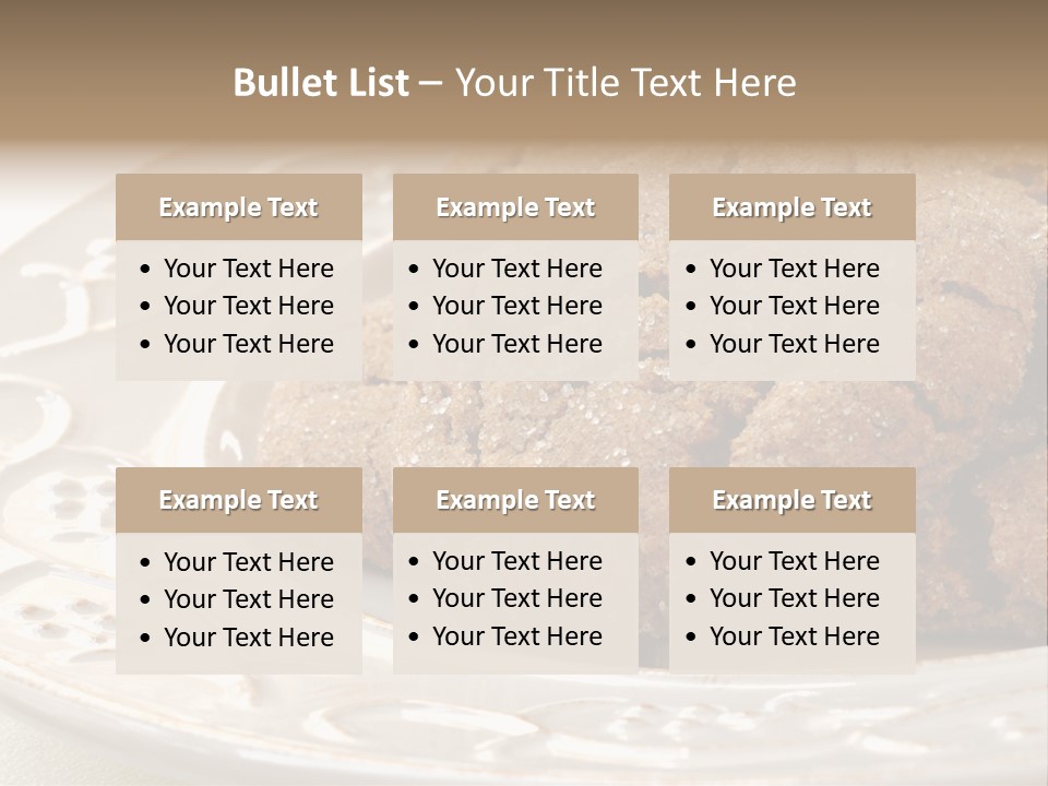 Snaps Ginger Snack PowerPoint Template