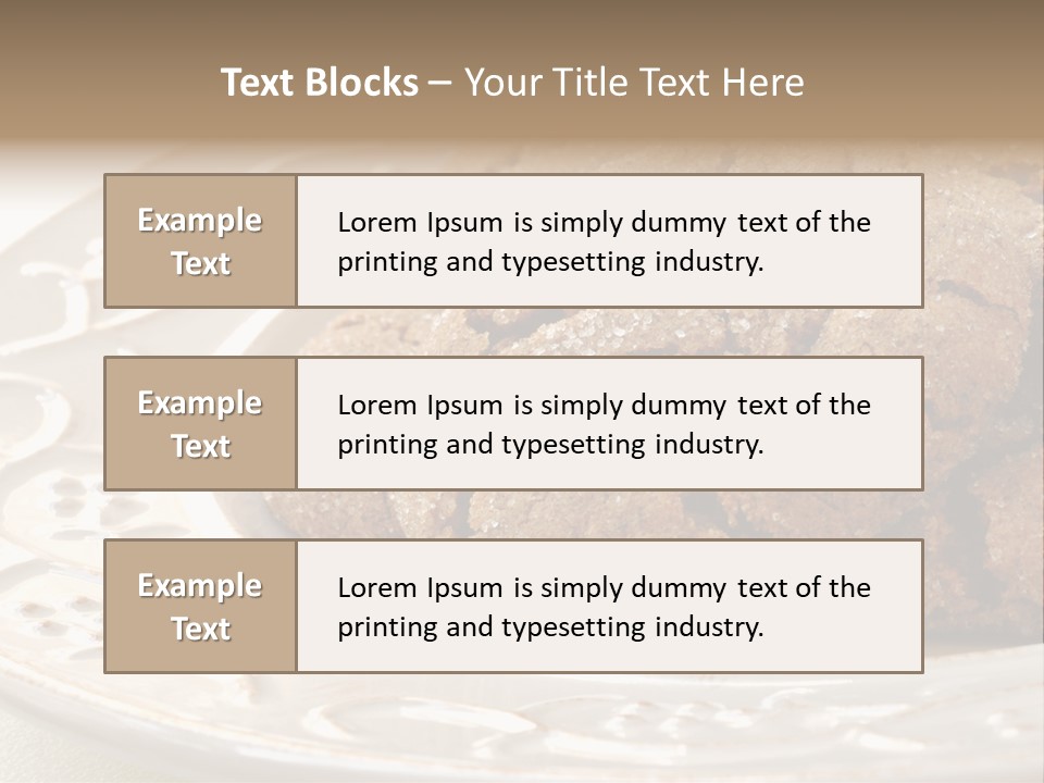 Snaps Ginger Snack PowerPoint Template
