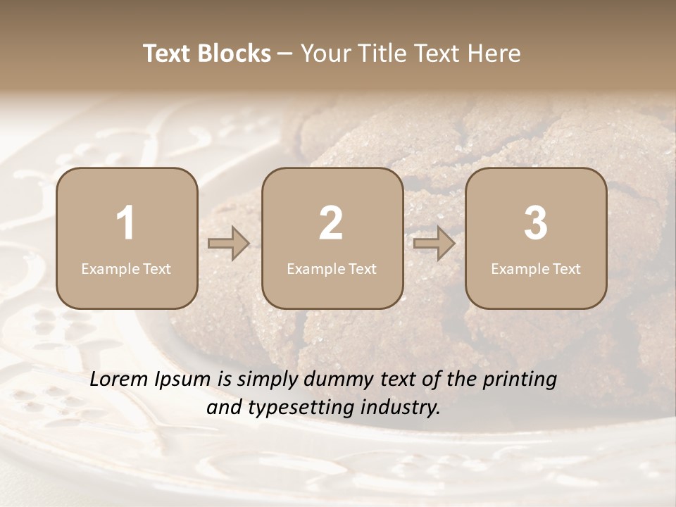 Snaps Ginger Snack PowerPoint Template