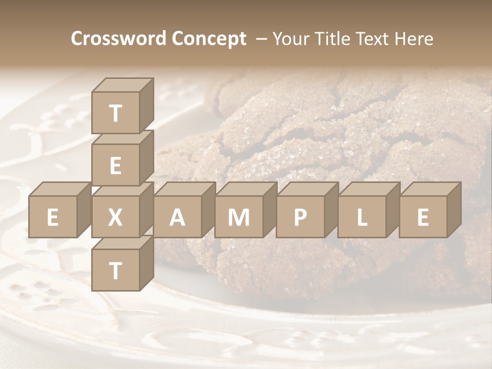 Snaps Ginger Snack PowerPoint Template