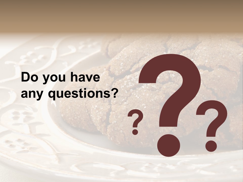 Snaps Ginger Snack PowerPoint Template