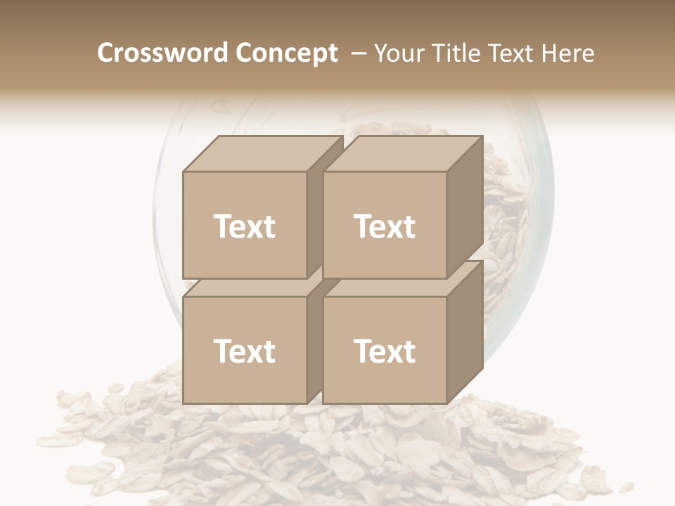 Groats Close Heap PowerPoint Template