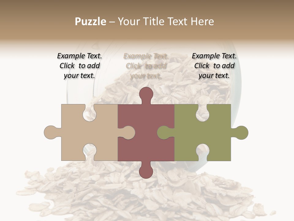 Groats Close Heap PowerPoint Template