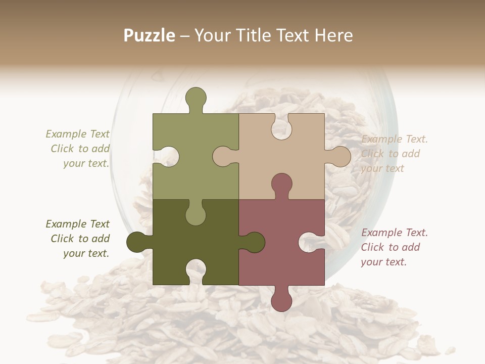 Groats Close Heap PowerPoint Template