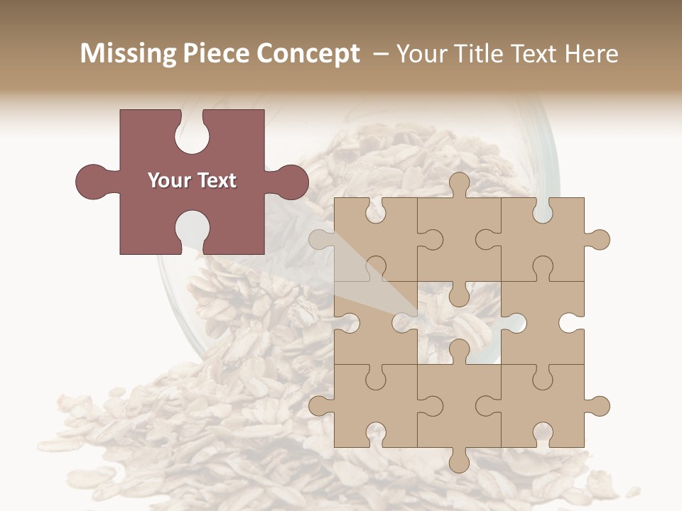 Groats Close Heap PowerPoint Template