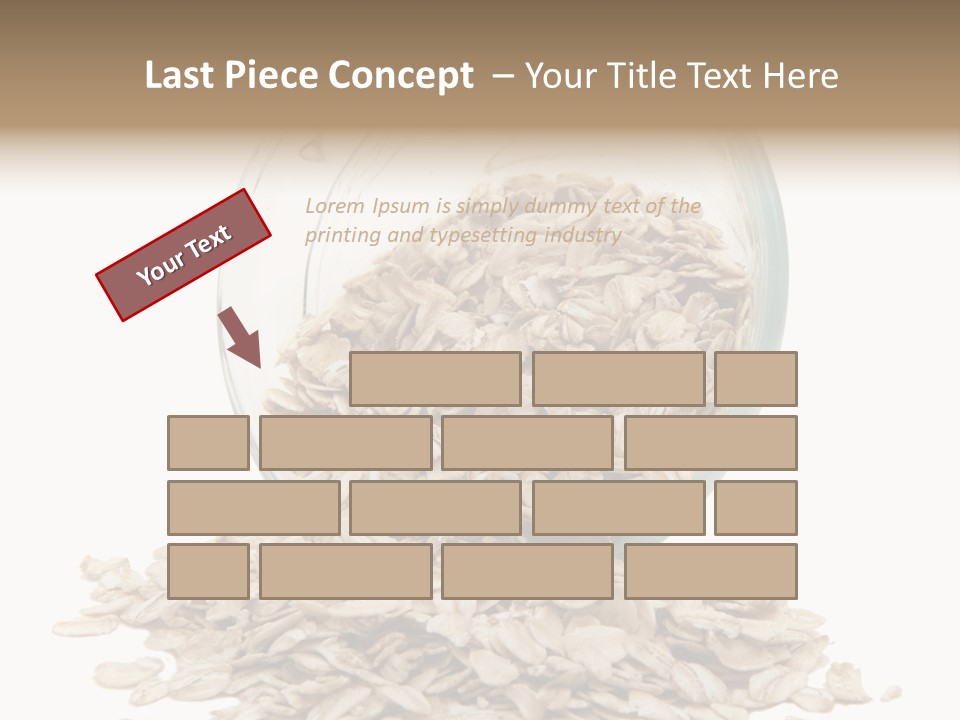 Groats Close Heap PowerPoint Template