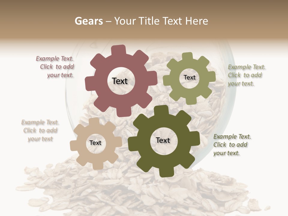 Groats Close Heap PowerPoint Template