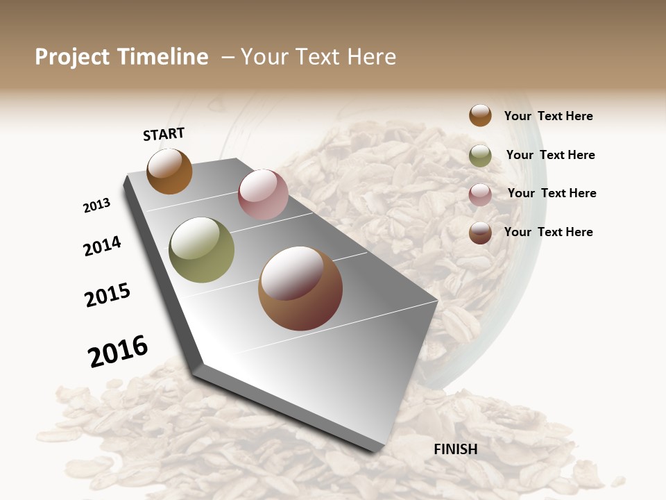 Groats Close Heap PowerPoint Template