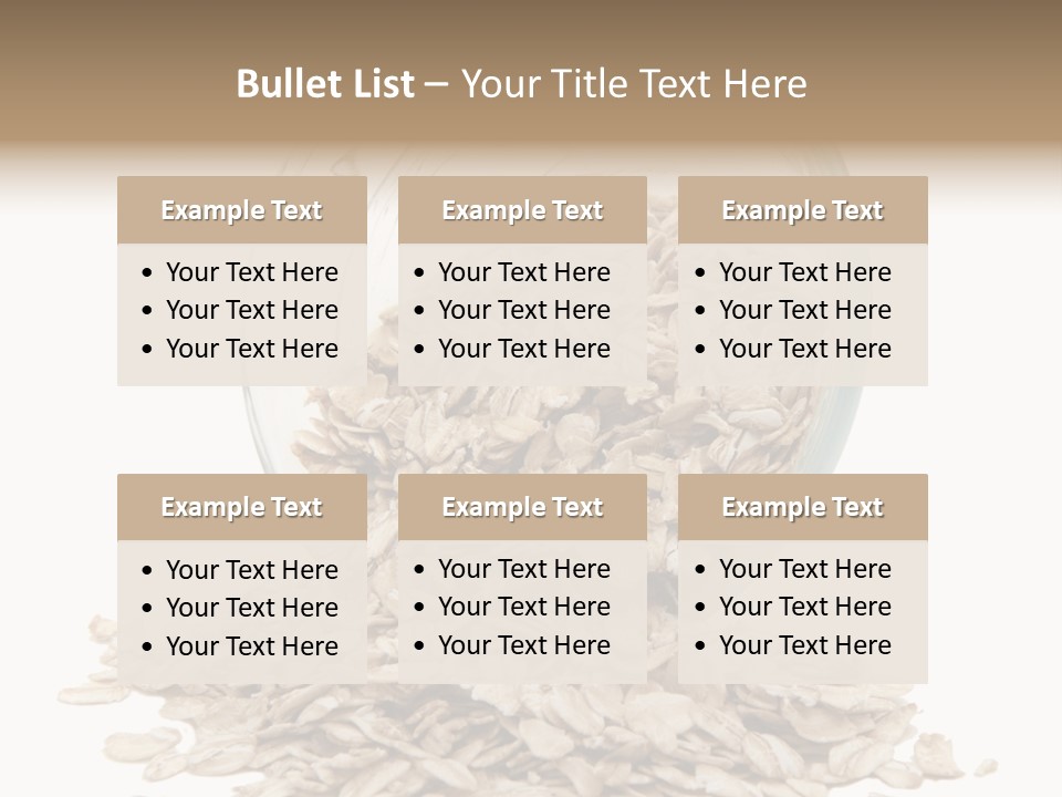 Groats Close Heap PowerPoint Template
