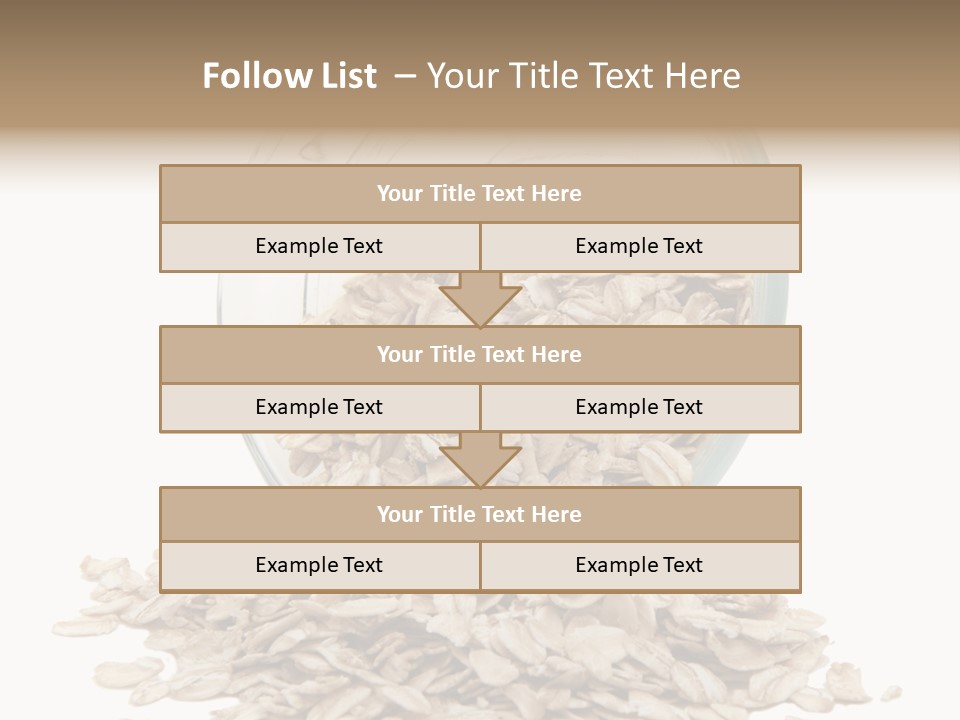Groats Close Heap PowerPoint Template