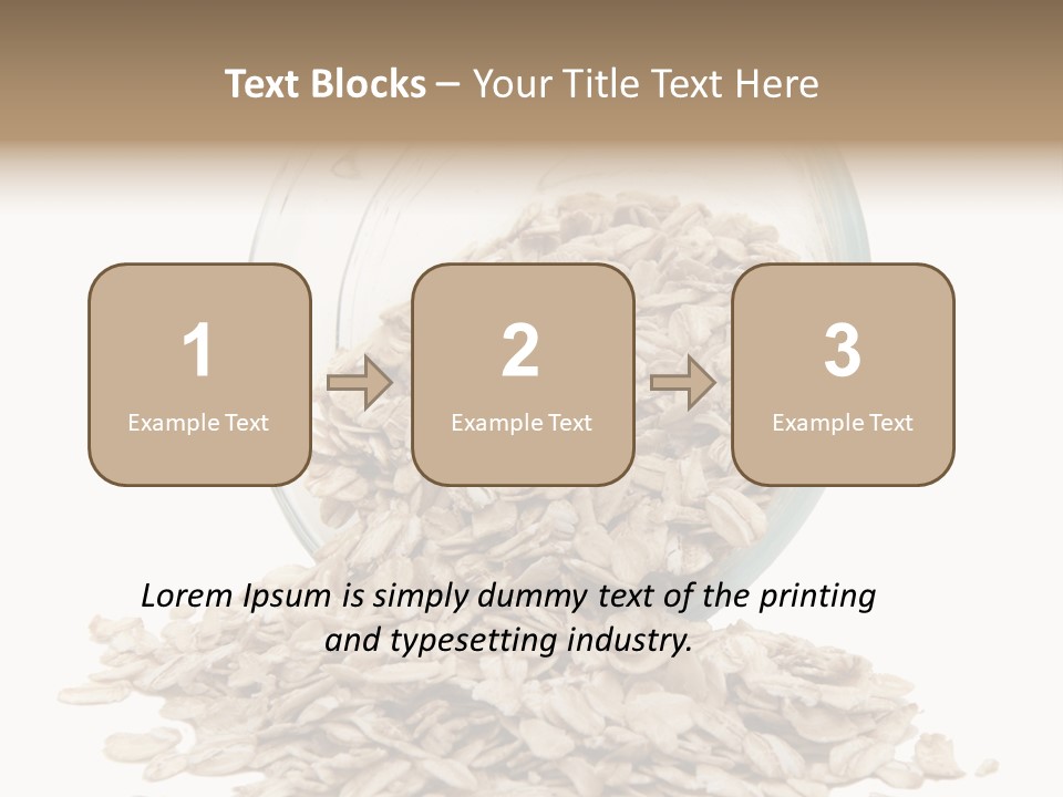 Groats Close Heap PowerPoint Template