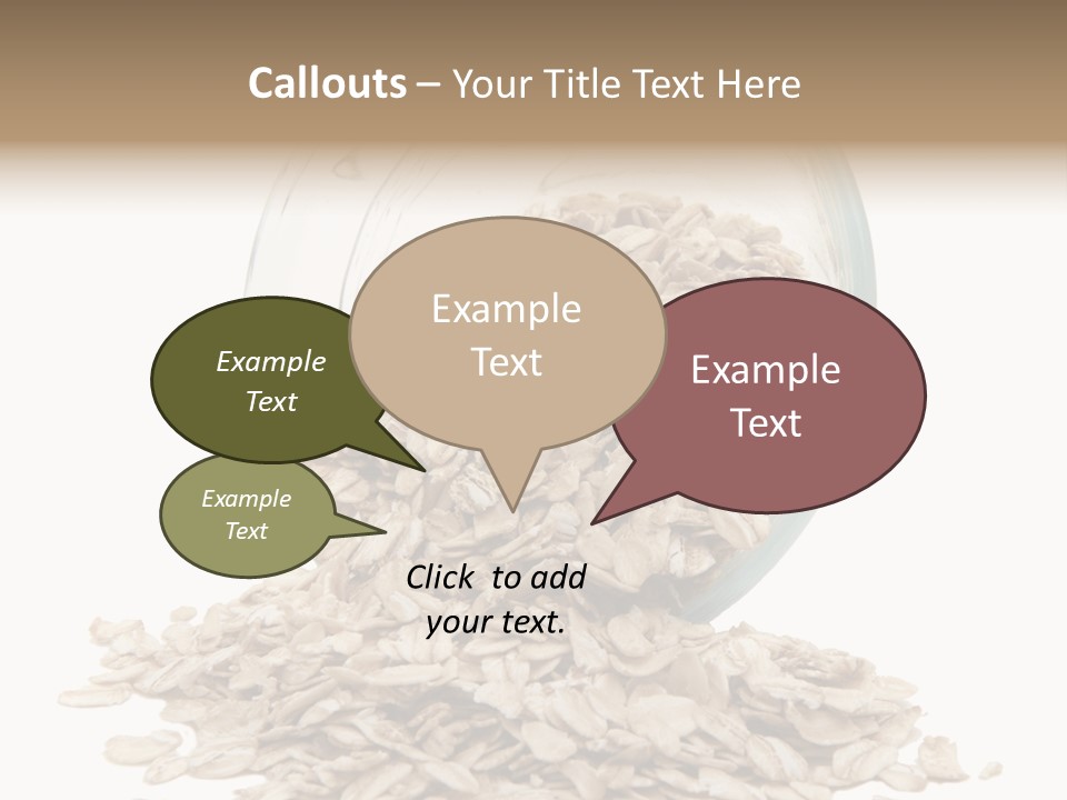 Groats Close Heap PowerPoint Template