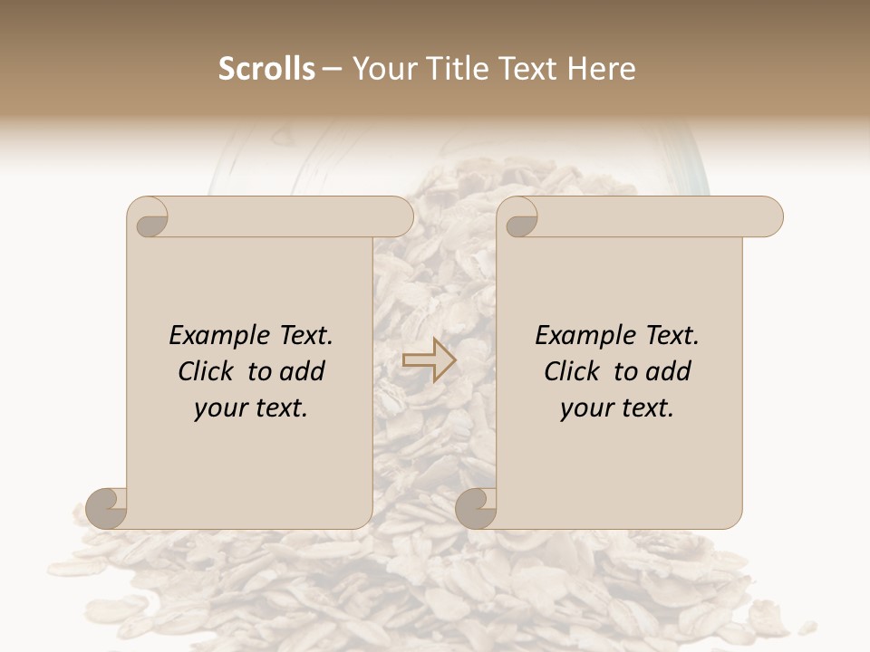 Groats Close Heap PowerPoint Template