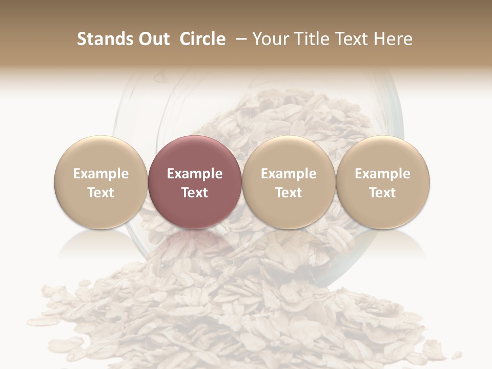 Groats Close Heap PowerPoint Template