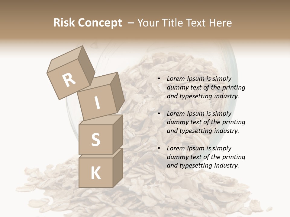 Groats Close Heap PowerPoint Template