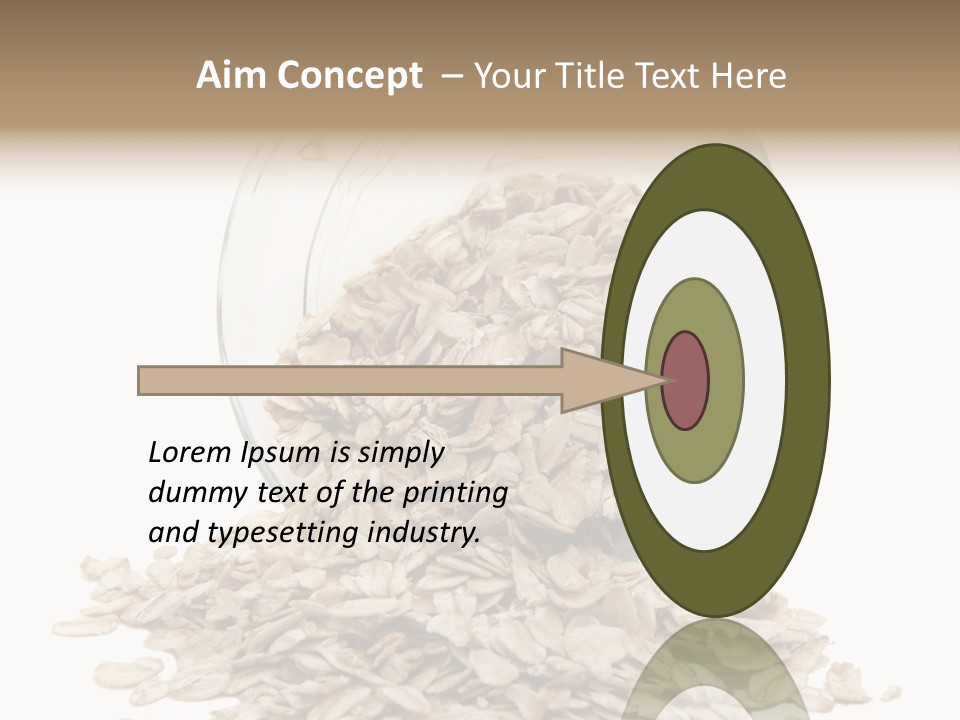 Groats Close Heap PowerPoint Template