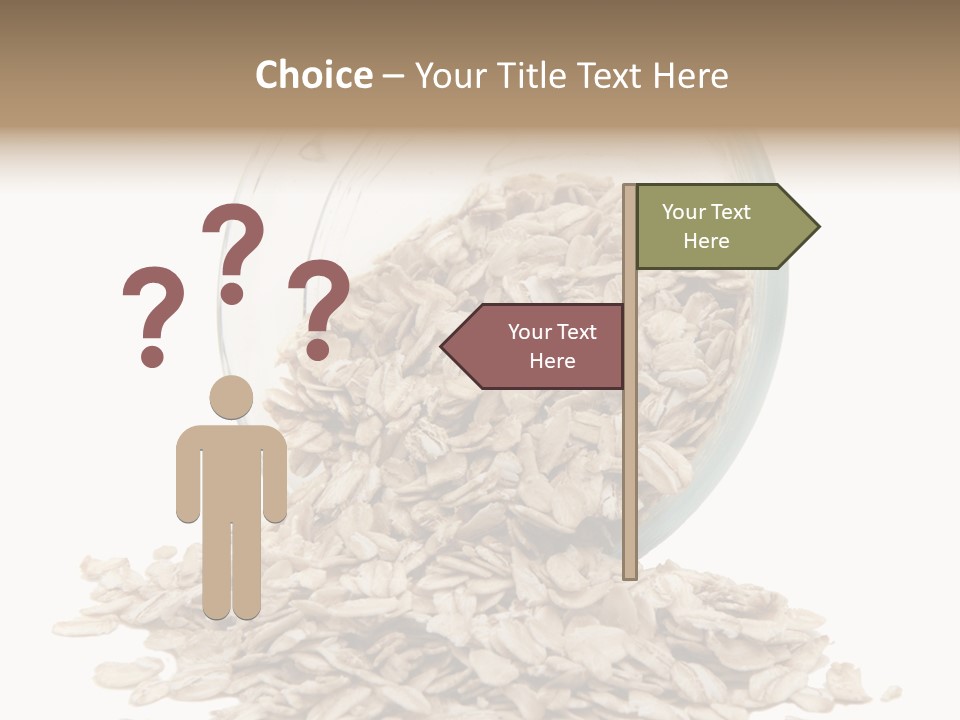 Groats Close Heap PowerPoint Template