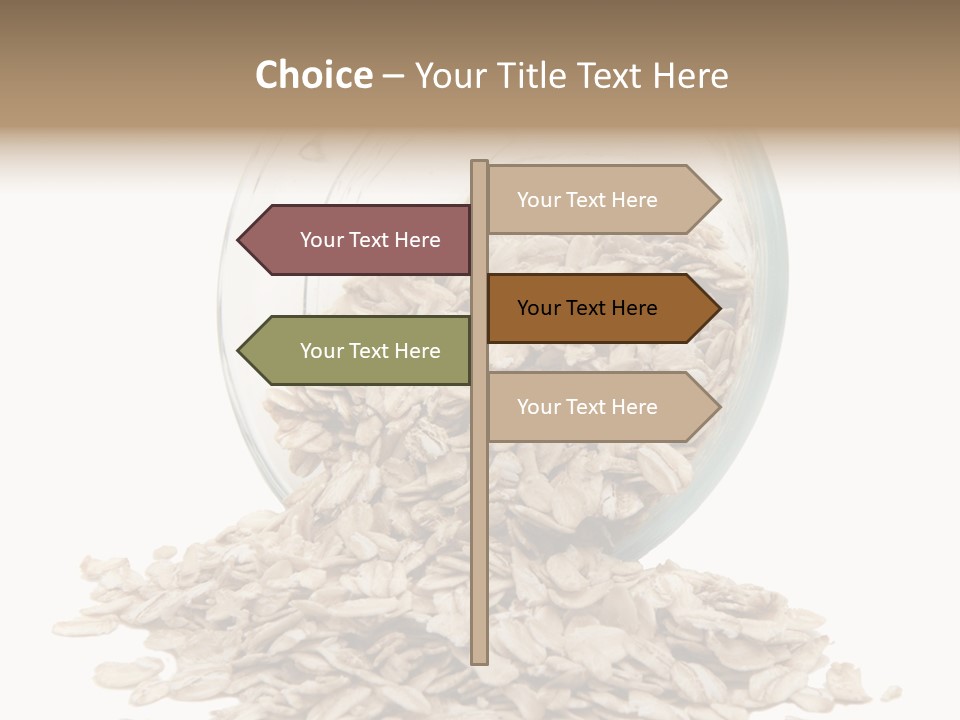 Groats Close Heap PowerPoint Template