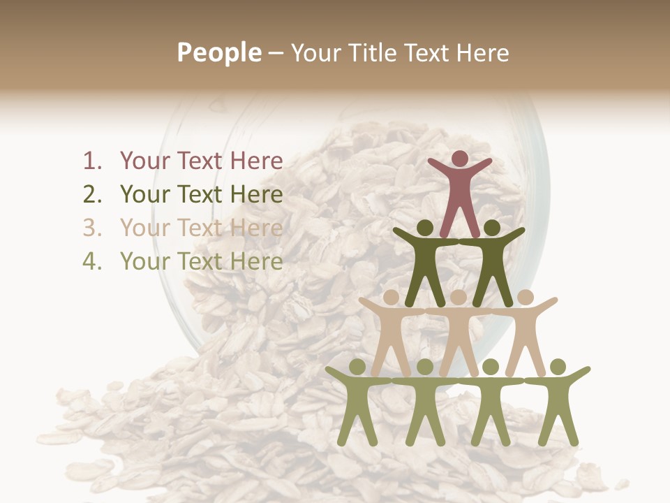 Groats Close Heap PowerPoint Template