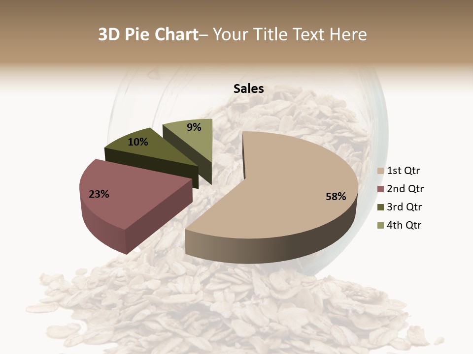 Groats Close Heap PowerPoint Template