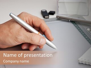 Equipment Studio Tablet PowerPoint Template